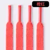 Atacado Cadarços Esportivos de Lona Planos de Camada Única para Tênis de Basquete, Rosa, Preto, Cinza, Colorido, Cadarços Brancos, Um Par