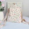 Mochila Leve Xadrez Estilo Coreano Ins, Bolsa Tote Versátil Simples para Mulheres, Mochila Estudantil de Alto Valor e Grande Capacidade