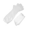 Guantes Domésticos Extensos con Protección para el Brazo, Guantes Desechables Pe con Puño para Limpieza de Cocina, Guantes de Plástico Impermeables para Lavar Platos, Resistentes al Aceite para Uso Doméstico