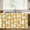 Cortinas para Cubrir Gabinetes de Cocina Transfronterizas, Cortinas Decorativas para Ocultar Desorden, Gabinetes y Zapateros, Cortinas a Prueba de Polvo para Partición sin Taladro al por Mayor