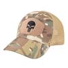 Boné de Beisebol Camuflado Punisher Fã Militar Esportes ao Ar Livre Boné de Rede com Aba de Pato Caveira Quebra-Sol Boné Tático Em Estoque Atacado
