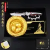 Fuerza Delta Creed Periférico Arma de Combate Cercano S7 Cuchillo Modelo de Cuero Arma de Aleación Metal Completo Caja de Regalo