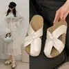 Pantuflas Cerradas de Suela Gruesa para Mujer, Nuevas Sandalias Slip-On Estilo Retro Verano 2026, Medias Pantuflas Estilo Birkenstock