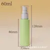Materiales de empaque para cuidado de la piel: botellas de loción, botellas vacías para loción corporal de 30 ml y 60 ml, botellas de HDPE para base y primer