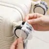 Capa Elástica com Cordão para Mala, Capa à Prova de Poeira para Rodas Universais, Capa Descartável Transparente à Prova de Poeira, Resistente à Sujeira, Bloqueadora de Poeira, Anti-Sujeira
