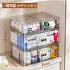 Caja de Medicina Transparente Xingyou Multicapa para el Hogar de Gran Capacidad Caja de Almacenamiento de Medicamentos para el Hogar Caja Médica Caja de Almacenamiento
