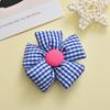 Flor colorida de tecido all-match roupas corsage malha broche de pelúcia cinco pétalas acessórios de cabelo girassol atacado