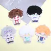 Novos Adesivos de Bordado de Personagens Animados 2D, Adesivos Decorativos Fofos para Roupas e Mochilas, Adesivos e Pingentes DIY Feitos à Mão