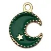 20 Tipos de Pingentes de Liga Verde com Gotejamento de Óleo, Brincos de Coração de Cacto, Pulseiras, Acessórios para Joias Artesanais DIY