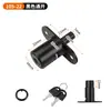 Cerradura de pestillo de aleación de zinc para puerta corredera transfronteriza para puertas correderas, gabinetes, puertas de madera, cerradura superior de puerta corredera push-pull