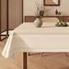 Mantel Estilo Wabi-Sabi Impermeable a Prueba de Aceite Lavable Resistente al Calor Modelo Nuevo 2025 Funda de Mesa de Gama Alta Cubierta para Mesa de Café Rectangular