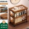 Estante de Almacenamiento Móvil para el Hogar, Estante de Almacenamiento para Juego de Té para Salón de Té, Suministros de Almacenamiento para Sala de Estar y Cocina con Carro de Almacenamiento con Cajón