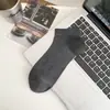Calcetines de Verano Finos de Seda para Hombre, Antideslizantes, Invisibles, Calcetines de Algodón de Color Sólido, Calcetines de Hilo de Hielo Sin Costuras de Corte Bajo para Hombre