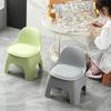 Ventas Directas de Fábrica de Taburetes de Plástico Grueso de Alta Gama para Uso Doméstico, Resistentes y Duraderos, Sillas Pequeñas con Respaldo para Estudio Infantil, Dropshipping Disponible