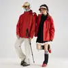 Jaqueta Impermeável Quente Forrada com Fleece 3 em 1 para Exterior Alta Qualidade Roupa Externa com Capuz de Equipe Roupa de Trabalho Vestuário de Montanhismo