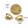 Anillo de cinturón KC dorado multiestilo aleación colgante chapado en oro con caracteres amuleto pequeño colgante dly accesorios para collar pulsera