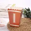 Baloncesto, Béisbol, Fútbol, Cajas de Palomitas, Nuggets de Pollo Frito para Fiesta, Cajas de Palomitas de Pollo, Cajas de Snacks Divertidos, Comida Frita, Cubos de Palomitas