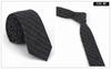 Moda masculina terno 6 cm gravata estreita negócio formal desgaste coreano listrado casual desgaste do trabalho gravata