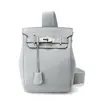 Bolso de Pecho de Cuero Genuino Marca H Unisex Bolso Togo Piel de Vaca de Primera Capa Hac a Dos Kelly Bolso de Hombro Cruzado Gran Capacidad