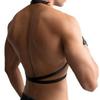 Arnés de cuero punk transfronterizo sexy para hombre, correa de pecho ajustable de personalidad, correa para el hombro, pulsera para hombre, conjunto de arnés