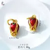 2026 Novo Pingente de Botão de Tulipa Dourado Antigo Banhado a Ouro Pingente Ruyi Vazado Pulseira de Pingente de Miçangas Artesanal DIY