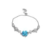 Nuevo Pulsera de Trébol Estilo Dopamina con Diamantes, Pulsera de Moda Única Estilo Ins con Diseño Exquisito y Ajuste Versátil