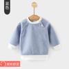 Ropa Caliente para Bebé Otoño e Invierno Top Boneless de Felpa para Bebé para Niños y Niñas Camiseta de Manga Larga Engrosada Pijama de Invierno