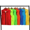 Colete publicitário masculino para atacado colete refletor para voluntários atividades de bem público colete vermelho Guangzhou com logotipo e palavra impressos