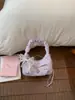 Bolsa de Poá de Nicho para Mulheres, Nova Moda Primavera 2026, Bolsa de Mão Super Popular, Bolsa de Ombro para o Dia a Dia, Bolsa Transversal com Corrente