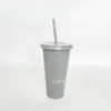 Copo de Plástico PP Cor Pura para Canudo 24oz, Grande Capacidade 710ml, Multicor, Atacado de Comércio Exterior Transfronteiriço, Pode Imprimir Logo