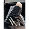 Pantalones Cortos de Estilo Americano con Tres Rayas para Hombre, Pantalones Finos de Cinco Puntos para Verano, Pantalones Largos Casuales Sueltos para Playa y Deportes para Hombre