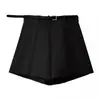 Saia Midi Plissada Retrô Fashion 2024 Primavera Nova Estilo Coreano Roupas Femininas Saia Curta Evasê com Forro Estilo College