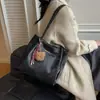 Nuevo Bolso de Hombro de Cuero Escarchado de Moda Otoño e Invierno para Mujer, Bolso Casual, Bolso de Mujer, Bolso Tote Texturizado, Bolso de Mano