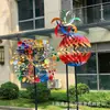 Esculturas de Acero Inoxidable Impulsadas por el Viento, Instalaciones Exteriores Impulsadas por el Viento para Paisajismo, Adornos Dinámicos de Hierro Forjado para Parques y Jardines Residenciales, Viento