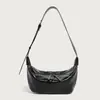 Bestseller de Moda Coreana Bolso Grande de Textura Suave de Cuero para Mujer 2026 Nuevo Elegante Correa Ancha para el Hombro Bolso Cruzado Tipo Dumpling