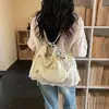 Bolsa Feminina de Design Nicho Moda Estilo Coreano 2026 Nova Versátil para o Dia a Dia Bolsa de Ombro Único Mochila de Grande Capacidade Multiuso