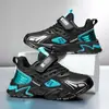 Zapatos para Niños, Zapatos Deportivos para Niños, Cuero Otoño Cuero Impermeable Zapatos para Niños, Estilo Coreano Modernos Zapatos de Correr para Niños, Zapatos Casuales de Malla para Estudiantes