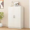 Armario ropero de almacenamiento moderno minimalista de madera maciza para apartamento pequeño, para dormitorio del hogar, económico y simple para uso en vivienda de alquiler