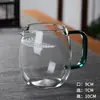 Bule de Vidro Resistente ao Calor com Filtro em Forma de Crescente, Bule Espessado para Chá Verde com Infusor de Chá Integrado, Dispensador de Chá de Grande Capacidade, Bule para Preparo de Chá