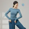Traje de Prática Manga Longa Ombro Único Slim-Fit para Dança Clássica, Dança Moderna e Dança Chinesa