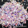 Ornamentos de unha coloridos a laser mistos DIY feitos à mão com lantejoulas pequenas Acessórios de material de enchimento para slime DIY