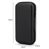 Bolsa de Armazenamento Eva Fone de Ouvido Bluetooth Cabo de Dados Caixa de Armazenamento Multifuncional Disco Rígido Bolsa com Zíper Preta Caixa de Armazenamento Portátil