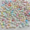 Mabe Iridiscente Dos Tonos Diamante Forma de Corazón Luminoso Irregular Cuentas DIY Cadena de Teléfono Llavero Accesorio