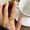 Anillo de Cruz y Timón para Hombre, Diseño de Nicho Moderno, Nuevo Modelo 2025, Anillo Abierto Versátil de Gama Alta