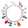 Desenho Animado Europeu e Americano Ursinho Pooh Pulseira Coelho Coelho Balão Tigrão Boneco Pingente Liga de Metal Joias em Lote
