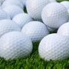 Pelota de golf de competición de tres capas Sarin de alta elasticidad con logotipo impreso, venta al por mayor de fábrica.