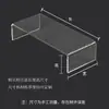 Soporte Elevado de Acrílico para Escritorio de Computadora Plástico para Exhibir Figuras de Muñecos Plástico Estante de Almacenamiento en Forma de U Mesa de Animación Figura