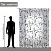 1pc novo padrão de flor tela de janela 3D impressão digital direto da fábrica quarto sala estar decoração desgaste haste tela de janela