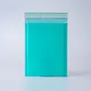 Bolsa de burbujas de película coextruida turquesa azul claro, sobre de burbujas engrosado, embalaje exprés a prueba de golpes, impermeable, bolsa autoadhesiva para ropa