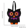 Bolsa de Dulces de Halloween Tela No Tejida Bolsa Tote Tridimensional Decoraciones para Fiesta del Festival de Fantasmas Accesorios para Fotos Ambiente Bolsa de Regalo